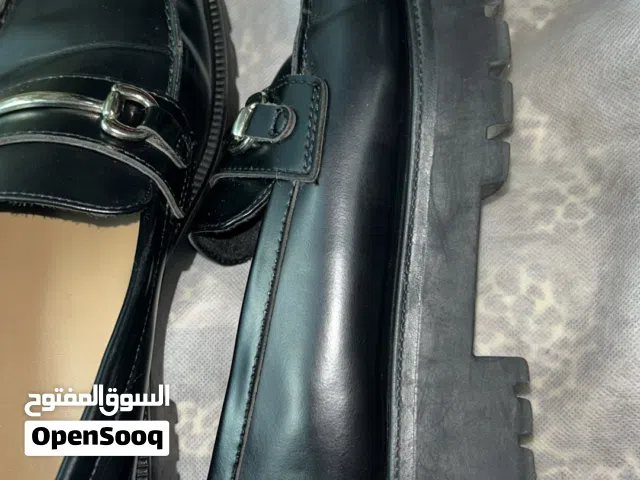 H&M Women Black Chunky Loafer Shoes