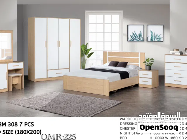 غرفہ نوم  جدید مودیل مع شوشا ترکیب شامل