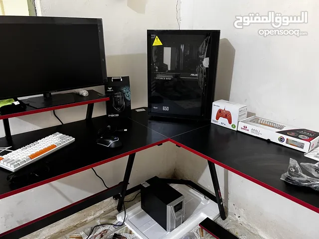 تجميعه كامله مع ملحقاته + شاشه + يو بي اس اونلاين + ميز كيمنك للبيع