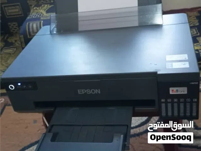طابعة Epson L8050 فوتوغرافية 6 ألوان بحالة ممتازة تدعم الواي فاي والطباعة الحرارية