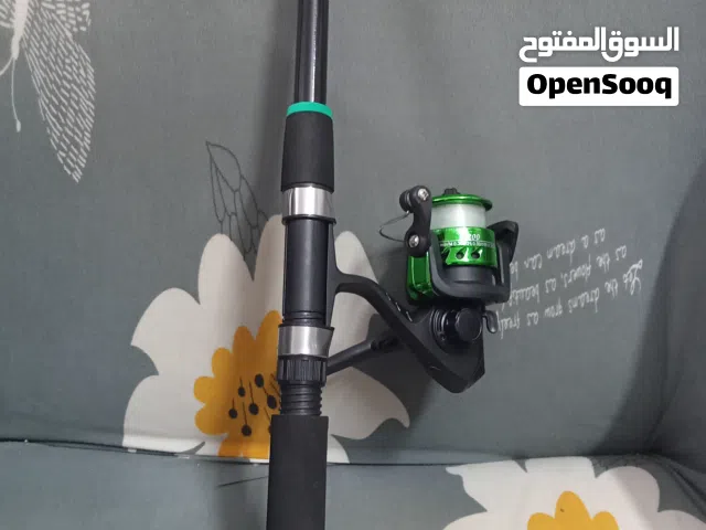 عصا ومكينة صيد الاسماك