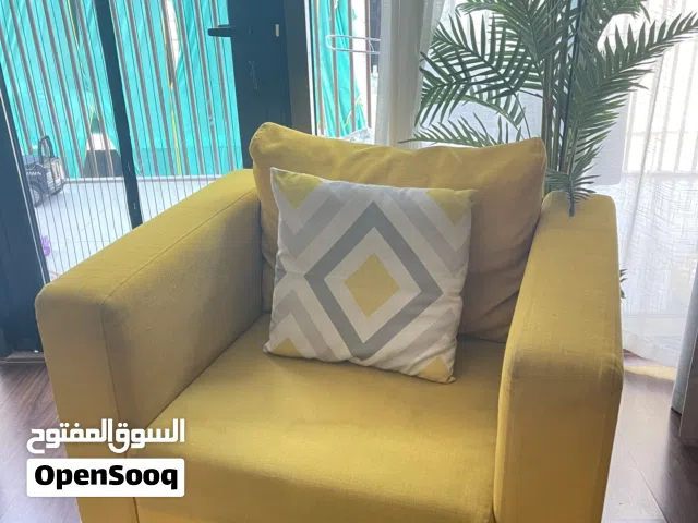 Ikea yellow single bed sofa