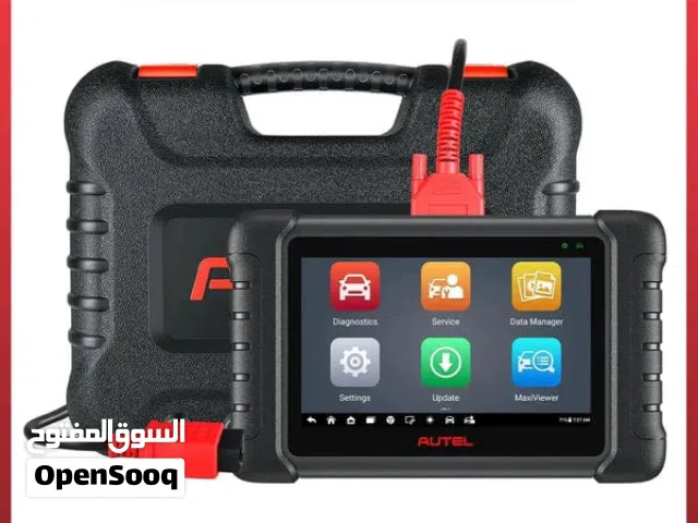 يتوفر لدينا جهاز AUTEL_MX_808S يعمل على تشخيص الأعطال والبرمجة.