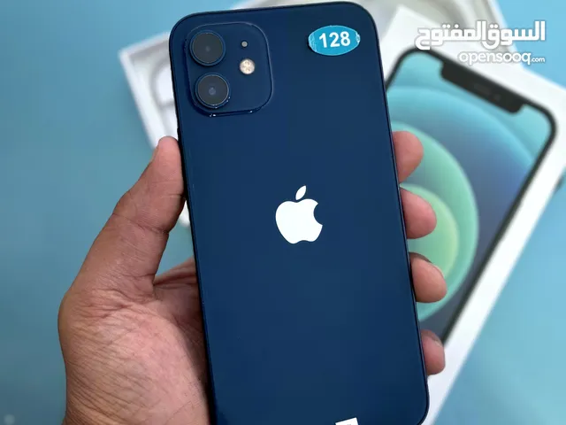 عرض خااص : iPhone 12 128gb هاتف نظيف جداً بحالة الوكالة بدون اي شموخ أو مشاكل مع ضمان و ملحقاتة