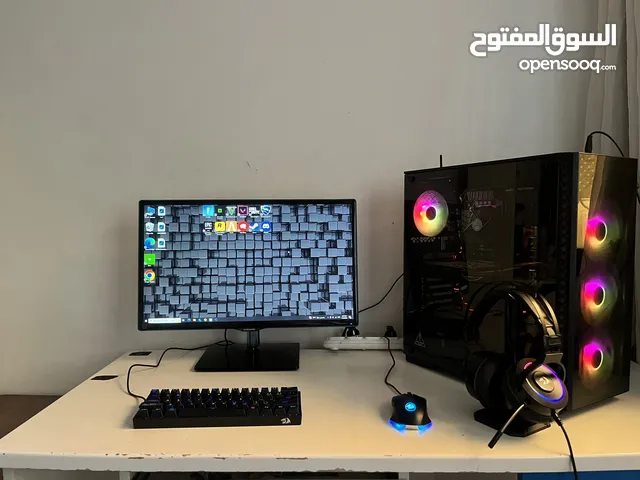 جهاز pc كامل + شاشة + ماوس + كيبورد + سماعة بسعر مغري