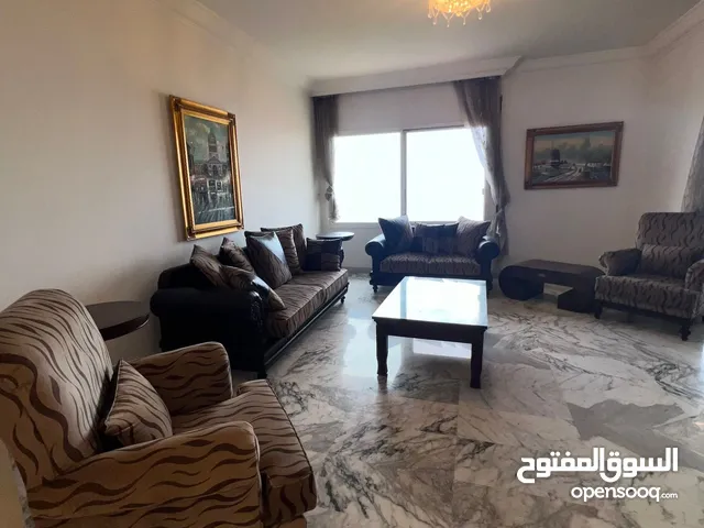 صالون رائع جلد وقماش مع طاولة نص