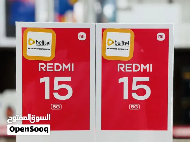 REDMI 15 5G 8+8/256GB شاومي 15 5 جي 8+8 رام 256 جيجا