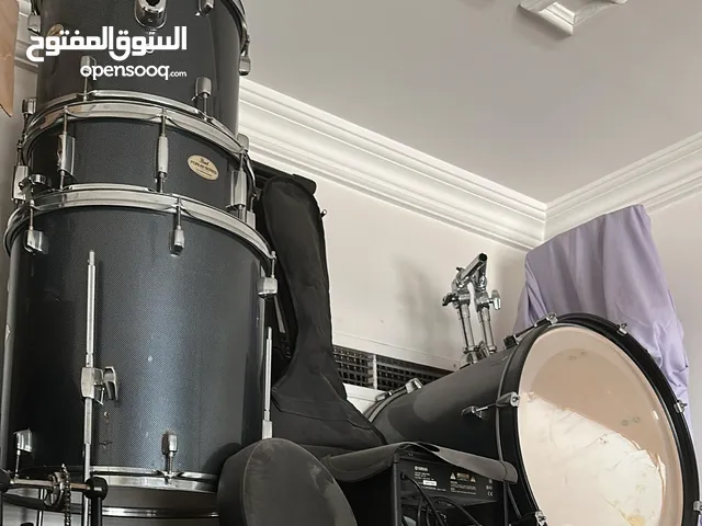 Used Acoustic Drum Set – 5-Piece (Black Finish)