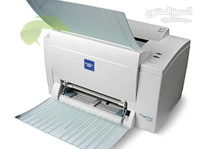 طابعة hp ‏Minolta-QMS Page Pro 1200W مستعمله نضيفه خاليه من عيوب