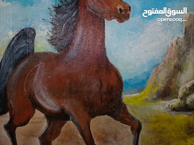 لوحات فنية جدارية يدوية الصنع بأحجام مختلفة متاحة للإقتناء 50×90 / 60×50 / 50×40 / 40×30