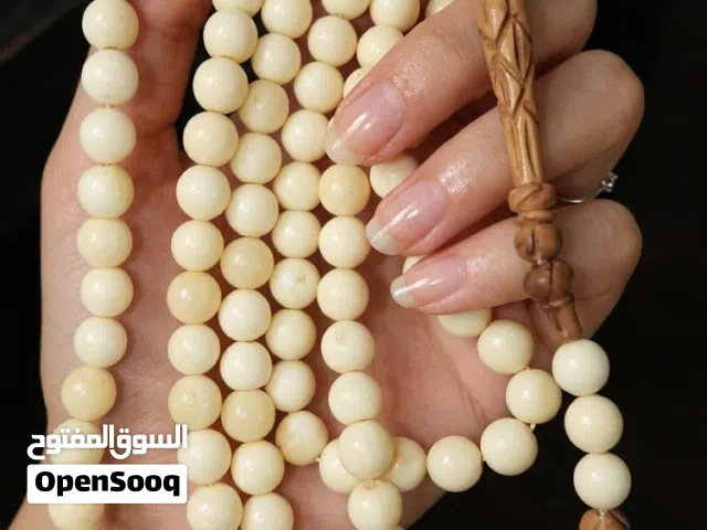 سبحه من سن الفيل حبة ناعمه مبصمه عدد 99 بسعر حرق