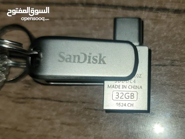 فلاشة 32g  تيب سي و usb