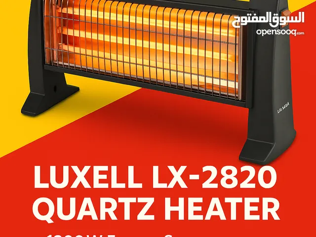 Luxell LX-2820 Quartz Isıtıcı 1200W Enerji Tasarruflu Kompakt ve Güçlü