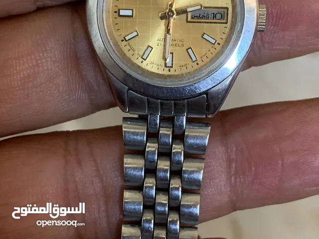 ساعة سيكو نسائية اوتوماتيك ضد الماء وتعمل بدقة عالية