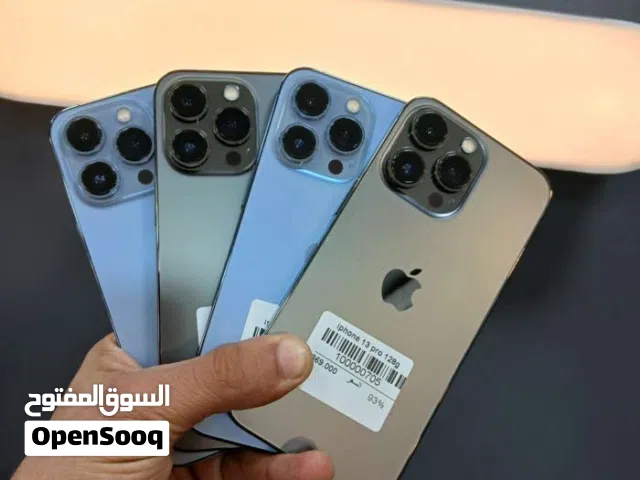 ايفون 13 برو / نسخة 128 جيجا / مدخل خط / وكالة / بطاريات 90 وفوق