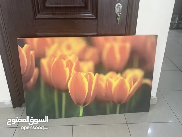 لوحة ورود برتقالي