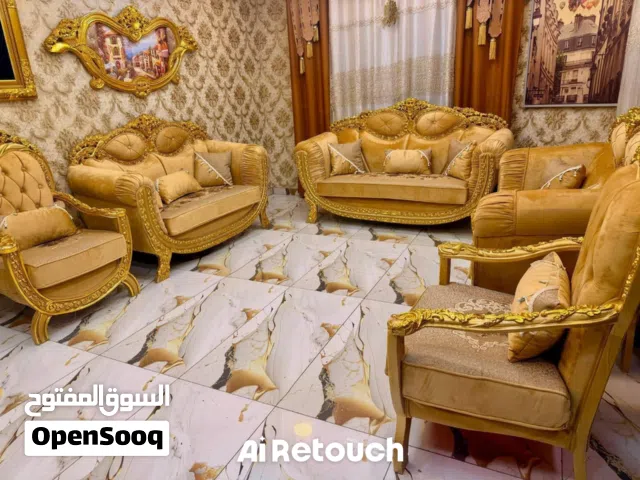 طقم كنب مستورد مصري جديد 7مقاعد