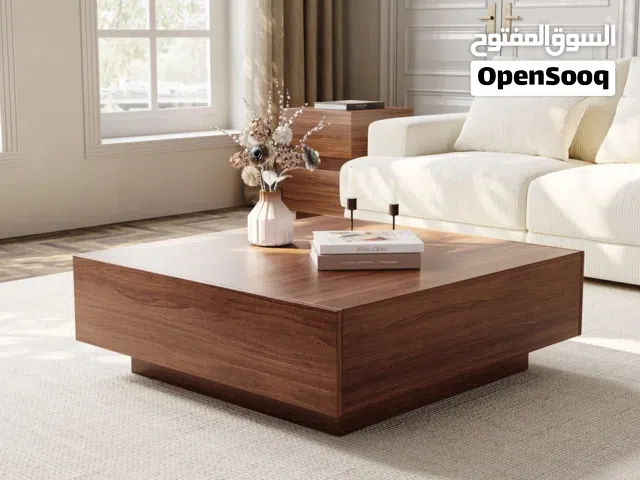 طاولة غرفة جلوس تصميم مودرن وبسيط شامل التوصيل