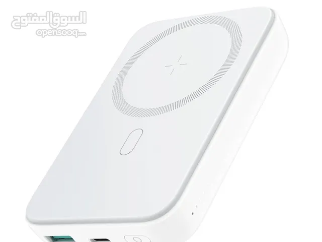 باور بانك جويروم JOYROOM JR-W020 – شحن سلكي ولاسلكي مغناطيسي بقوة 20 واط وسعة 10000 مللي أمبير