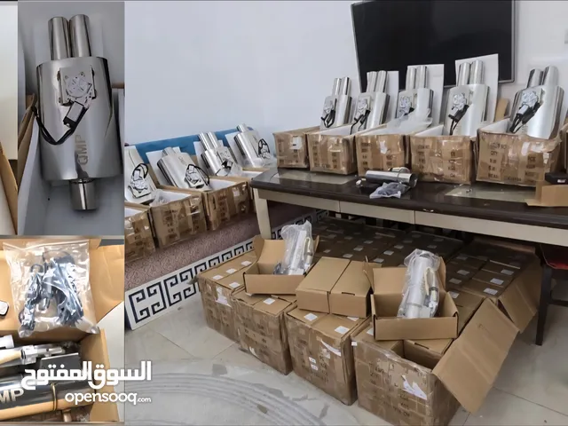 للبيع بجمله وسعر مغري نظام عادم رياضي إلكتروني QMP جديد عدد10 دباب كاتم صوت الاكتروني و 85 كاتم صوت