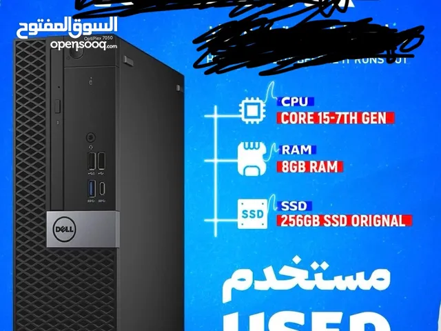 الكمبيوتر للبيع مستعمل DELL OPTIPLEX 7050 SFF نضيف اقرأ الوصف