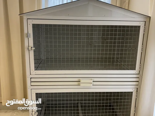 قفص المينيوم كامل للقطط والكلاب الصغيره