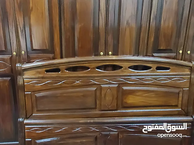 غرفة نوم كاملة تفصيل خشب لاتيه قشره بلوط وزان
