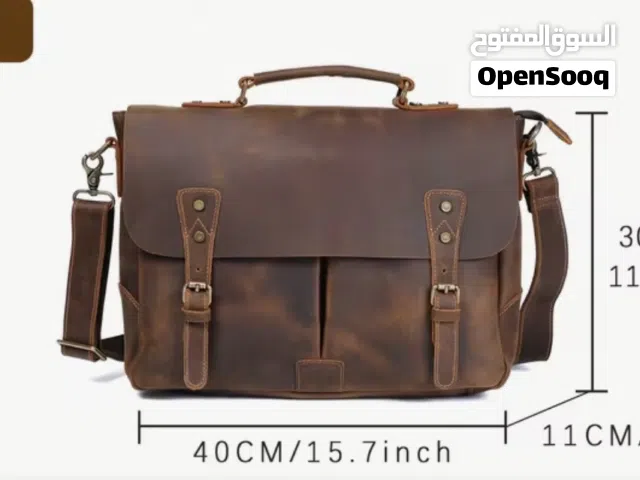 Original leather laptop bag