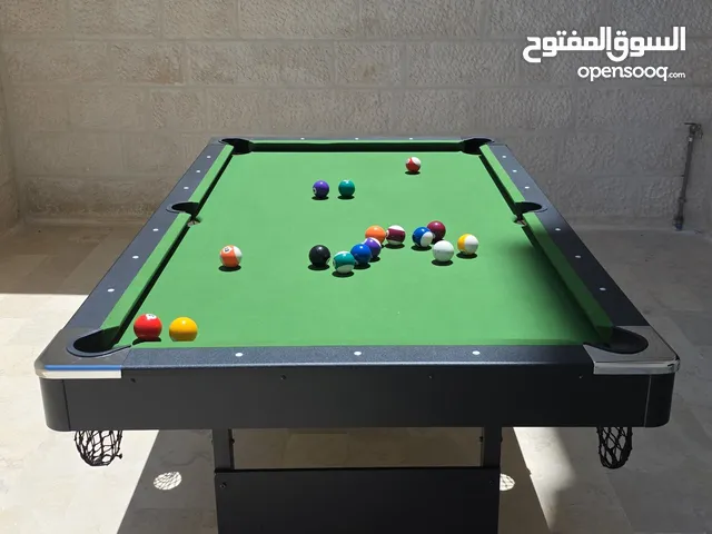 بلياردو 7 قدم خشب قابل للطي جديد بالكرتونه شغل مزارع وشاليهات