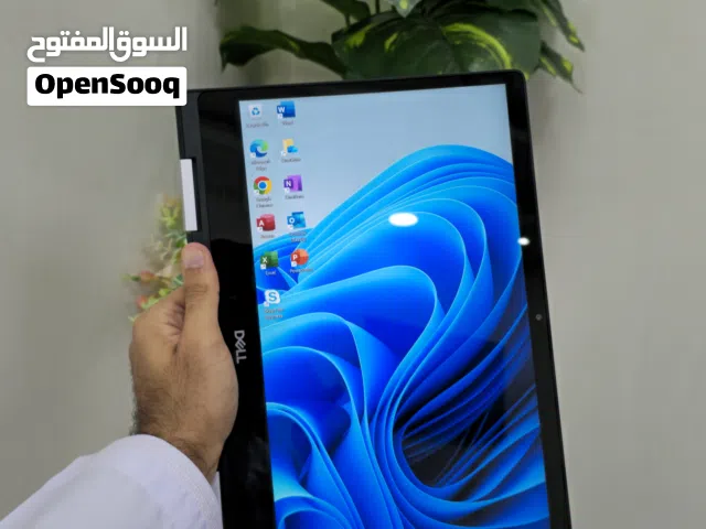 لابتوب قوي جدا شاشة لمس 360 درجة بمعالج i7 ورام 16 جيجا وتخزين 512 , ديل / لاب توب / كمبيوتر/ dell /