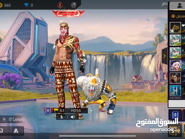 Free Fire Accounts and Characters for Sale in Irbid