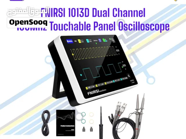 FNIRSI 1013D Dual Channel 100MHz Touchable Panel Oscilloscope
