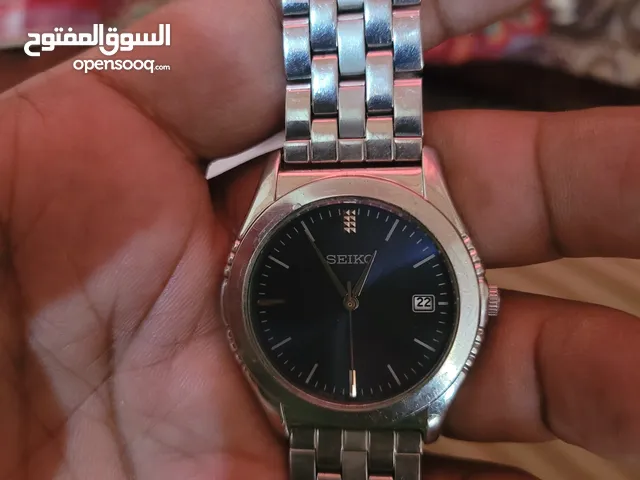ساعات سيكو رجالي للبيع في اليمن - ساعات ذكية : ساعات فضة