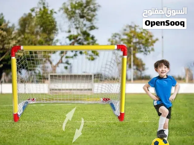 مرمى كرة قدم بلاستيك واهداف تدريب شبك قابلة للطي متوفر خدمة التوصيل لجميع المحافظات