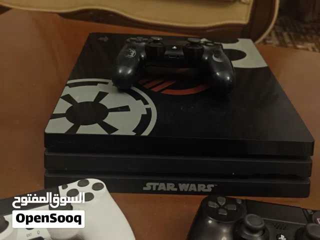 للبيع ps4 pro نسخه (Star Wars Limited Edition) نسخة خاصه يعني مش اعاده تصنيع خوذ وانت متريح (مهكر)