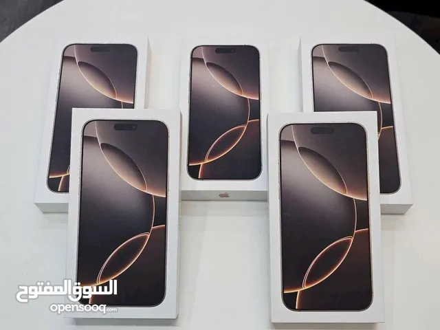 iPhone 16 pro جديد كفالة الوكيل الرسمي في الأردن (128GB/256GB)