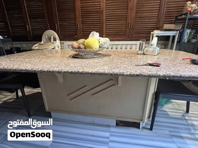 طاولة جرانيت  سفره حرق