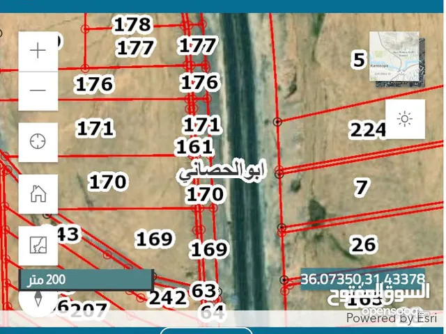 Farm Land for Sale in Amman Airport Road - Manaseer Gs