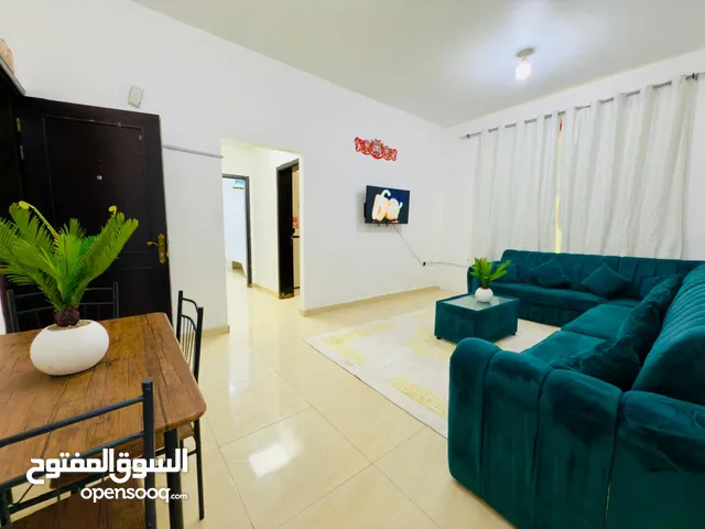 SH \ غرفتين وصالة مفروشة للإيجار الشهري في عجمان ، المويهات /2/ ، قريب من المستشفى السعودي الالماني