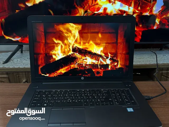 لابتوب الوحش HP ZBOOK، شاشة عملاقة 17.3، كارت شاشة خارجي، كور i7 جيل سادس HQ، رام 16 كيكا ، SSD 512