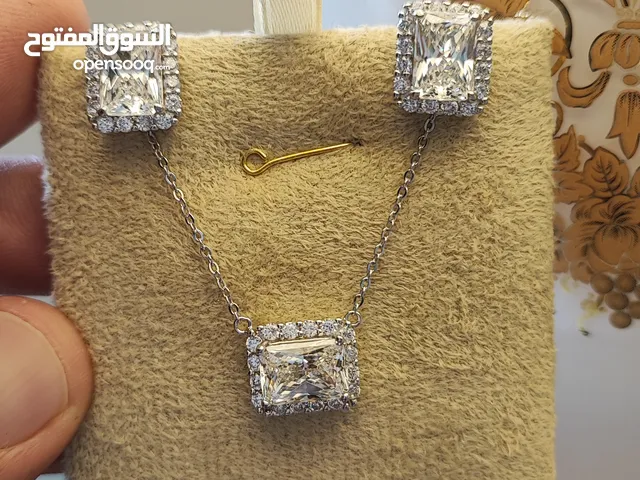 أقراط فضية ايطالية