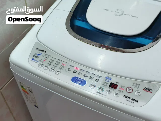 غساله 9 كيلو توشيبا توب لود بحاله ممتازه