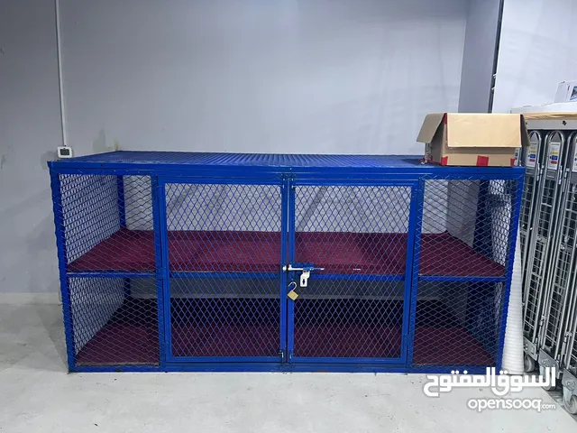 قفص رفوف تخزين  مستعمل حديد عدد 2 للبيع