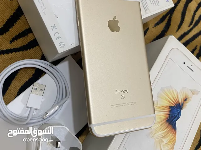 ايفون 6s ذهبي 64 قيقا نظيف وشغال تمام