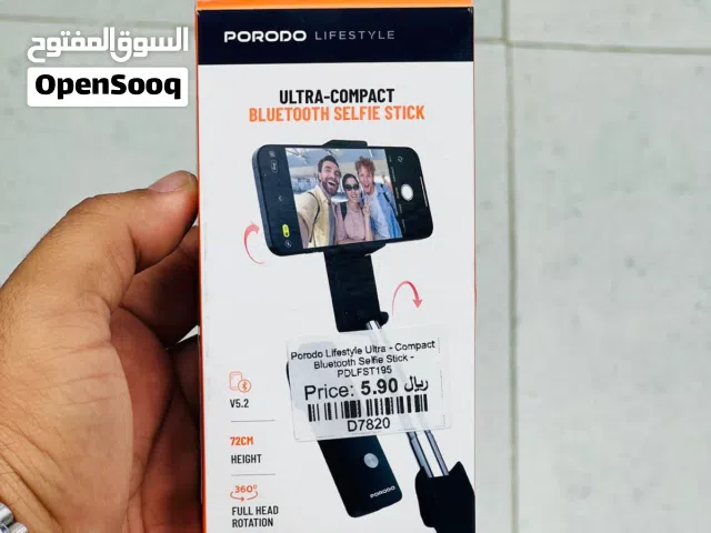 New Porodo Ultra Compact Bluetooth Selfie Stick - PDLFST195BK