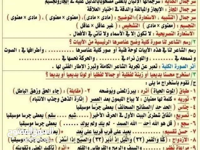 مدرس لغة عربية