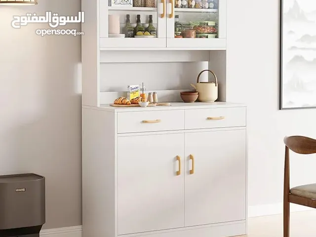 خزانة مطبخ منزلية 4 دفات – ترتيب وأناقة بكل زاوية! الأبيض الي يليق على كل المطابخ .