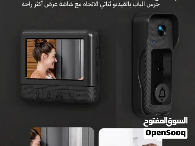 أمان منزلك يبدأ من بابك!  جرس باب فيديو ذكي X6 مع شاشة داخلية... راقب وتواصل بكل وضوح وراحة