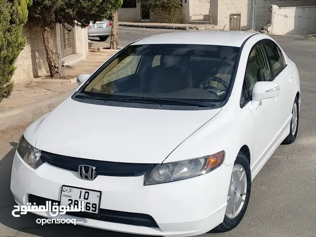 هوندا سيفيك 2008 هايبرد فل عدا الفتحه دهان جديد الفحص مرفق بالصور