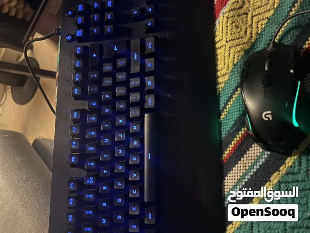 كيبور مع الماوس لوجيتيك مضيئ